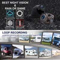 Boîte noire de voiture 5CH DVR 10.36 ''2.5D écran tactile MP5 Vision nocturne caméra système moniteur de Navigation pour voiture