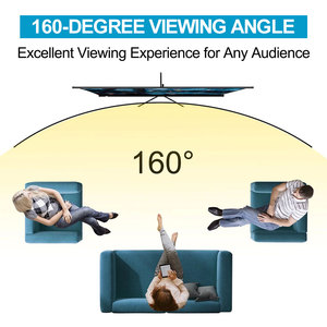 Pantalla de Proyección Plegable de 80 Pulgadas 16:9 con Soporte de Trípode, Pantalla de Proyección Blanca para Interiores y Exteriores, Sistema de Cine en Casa sin Arrugas - Product Image 2