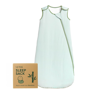Thoáng Khí Mặc Chăn Em Bé 1.0 Tog Bé Túi Ngủ Với 2-Cách Dây Kéo Rayon Làm Từ Tre Ngủ Bao - Product Image 1