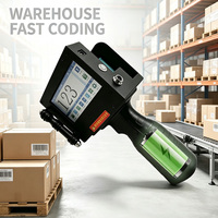 Machine de codage portable 600 DPI avec écran tactile, imprimante portable pour le marquage des dates de produits, des lots et des codes QR en entrepôt