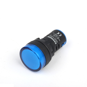 AD22-22DS AC/DC 12V 24V tín hiệu thí điểm đèn 12V 24V LED đỏ xanh vàng thiết bị LED đèn báo - Product Image 3