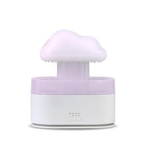 เครื่องทำความชื้นแบบตั้งโต๊ะรูปทรงเมฆ สีขาว ใช้พลังงานจาก USB ตั้งเวลาได้ 2 4 6 ชั่วโมง สำหรับใช้ในบ้านและห้องนอน - Product Image 3