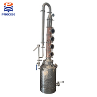 Prix Stiller Alembic Whisky Gin Vodka Distill Chaudière Cuivre Toujours Reflux Colonne Distillation Liqueur Distillerie Équipement