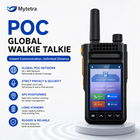 MYTV930 POC Walkie Talkie Global 4G WiFi, Radio Bidireccional de Red Pública con Posicionamiento GPS, Voz Encriptada, Resistente y de Larga Duración