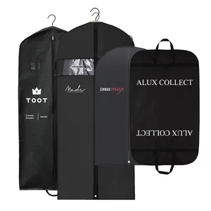 Сумка для одежды унисекс с принтом на заказ, нейлоновая сумка для одежды на молнии, складная Нетканая сумка для костюма и платья - Product Image 1