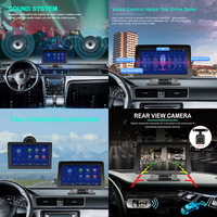Podofo Portable sans fil Carplay écran Airplay Android Auto autoradio stéréo BT 7 "écran tactile moniteur intelligent Auto électronique