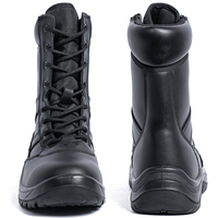 Bottes de randonnée pour activités de plein air, chaussures légères en cuir de vache, bottes d'entraînement à tige haute, bottes de randonnée pour hommes