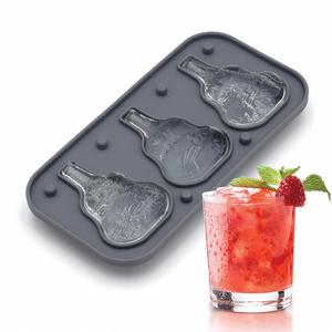 Offre Spéciale : Moule à glaçons 3D en silicone en forme de bouteille de whisky pour bar, maison, cocktails DIY, forme XO, facile à démouler - Product Image 1