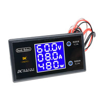 Haute qualité DC 0-100V 10A 250W LCD voltmètre numérique ampèremètre wattmètre tension courant compteur de puissance Volt détecteur testeur moniteur