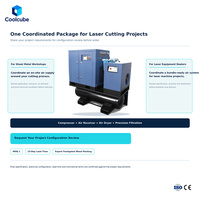 Compresseur d'air lubrifié haute puissance Raycus 12000W/20000W avec système laser intégré 4-en-1, alimentation CA