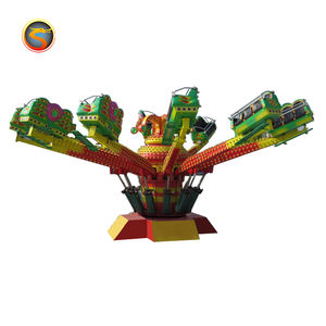 Machine à sauter à rebond extérieure/intérieure Équipement d'attractions rotatives en acier et fibre de verre Utilisation commerciale haute capacité - Product Image 5