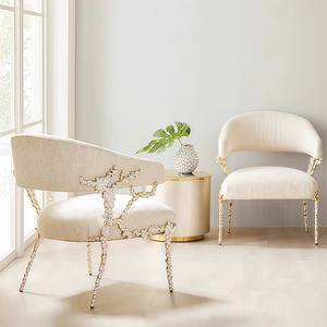 JINS-Fauteuil <span class=keywords><strong>de</strong></span> luxe en cuivre doré pour salon, chambre à coucher, hôtel, villa, décor à la mode pour salon et maison - Product Image 1