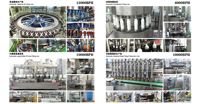 Volledig automatische vul- en afsluitmachine waterdrankproductielijn PET glazen fles mineraal puur drinkwaterfabriek
