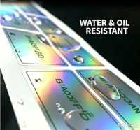 Étiquettes holographiques VOID en PET durables avec logo personnalisé - Autocollants de sécurité anti-effraction - Étiquettes imprimées personnalisables, imperméables et résistantes à l'huile