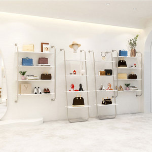 Giá Để Giày Treo Tường Cho Nữ, Đồ Nội Thất Cửa Hàng Bán Lẻ Kệ Treo Túi Xách Túi Xách Nhiều Lớp - Product Image 1