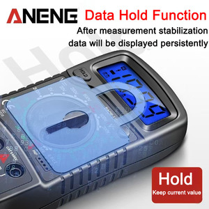 Multimetro Digitale di Alta Precisione per Misurazioni di Tensione, Amperometro Intelligente Portatile Universale - Product Image 4