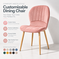 Chaise Papillon Moderne en Velours, Cadre en Acier E0 Standard, Fournisseur OEM B2B, Vente en Gros Directe Usine