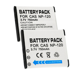 Batterie NP-120 750mAh CNP120 pour Casio Exilim EX-S100 EX-Z8 CE Certifiée RoHS Vente en Gros Garantie 12 Mois Outil - Product Image 1