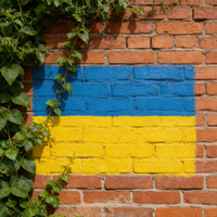 Écharpes de drapeau de la liberté révolutionnaire ukrainienne imprimées numériquement sur mesure en gros, 3x5 pieds, polyester, drapeau d'affichage suspendu, promotionnel