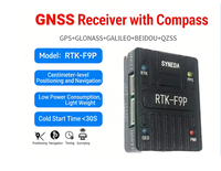 Penerima GNSS Presisi Tinggi Shenglianxin RTK-F9P Antena GPS/GNSS untuk Stasiun Bergerak UAV