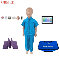 Simulateur médical intelligent de RCP pour enfants avec écran tactile de 10 pouces, fonctions complètes, mannequin d'entraînement à la réanimation et aux premiers secours
