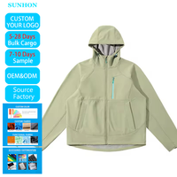 Veste à capuche imperméable, respirante et coupe-vent pour la randonnée en été comme en hiver, avec fermeture éclair et doublure carrée en polyester/nylon.