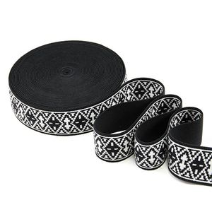 Sangle élastique en nylon recyclé personnalisée, sangle élastique épaisse et résistante en RPET, sangle élastique en polyamide recyclé de 50 mm pour vêtements - Product Image 4