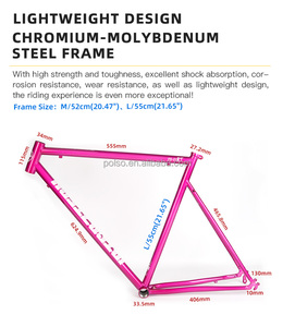 PB012 INTRO7 700c Compatível com Cassetes <span class=keywords><strong>Shimano</strong></span> 8-11S, Quadro Leve em Cromo, Rodas de Carbono Toray T800, Bicicleta de Estrada - Product Image 3