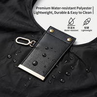 Nouvelle pochette de rangement pliable pour porte-clés, sac de courses en polyester écologique, sac fourre-tout pratique de grande capacité pour les voyages