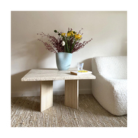 KUMUSI FURNITURE Table basse en pierre naturelle designer personnalisée table basse moderne nordique personnalisée table d'appoint