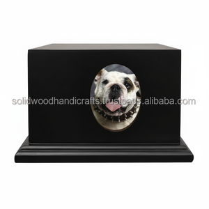 Boîte d'urne en bois la plus vendue pour cendres d'animal de compagnie urnes de crémation en bois pour cendres de chat et de chien urnes en palissandre à bas prix - Product Image 1