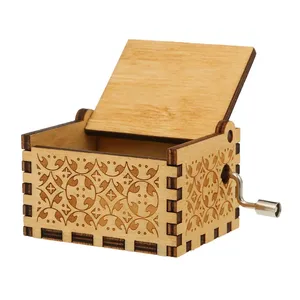 Boîte à musique en bois personnalisée en gros, Caja Musical Elfen Lied pour cadeau - Product Image 5