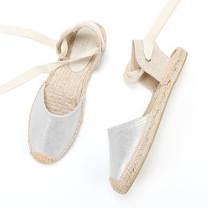 Sandales romaines en cuir à lanières plates pour femmes de haute qualité nouveau Style espadrilles en peau de vache chaussures confortables pour femmes PU utilisation en plein air - Product Image 2