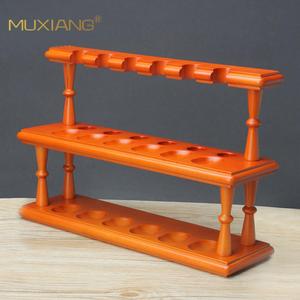 Muxiang Wooden <b>Pipe</b> <b>Stand</b> 12 Position Solid Wood Display Rack For <b>Pipe</b> Storage Organizer - Product Image 2