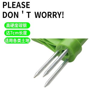 Tianhu Hardware Manual Weed <b>Puller</b> Green Plastic Handle Detachable Garden Tool - Product Image 4