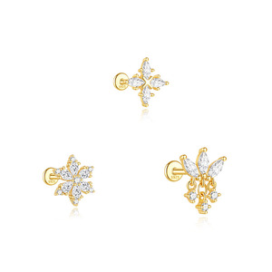Pendientes de Plata 925 CANNER con Forma de Gota de Agua, Diseño de Borla, Modernos y Elegantes - Product Image 1