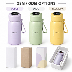 400ml Smart Temperature Display <b>Insulated</b> <b>Bottle</b> With 316 Stainless Steel Inner And Wrist Loop - Product Image 1