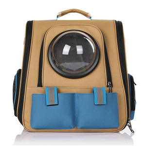 Hot Sale Custom Portable Breathable Small <b>Pet</b> <b>Backpack</b> Comfortable Outdoor Travel with Transparent Capsule for Cat <b>Pet</b> <b>Carriers</b> - Product Image 4