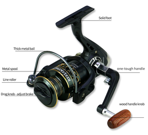 KEKAXI Moulinet à rotation lisse 13 axes-Longue portée Haute efficacité-Dessalement <span class=keywords><strong>de</strong></span> <span class=keywords><strong>la</strong></span> mer Moulinet <span class=keywords><strong>de</strong></span> pêche polyvalent à double <span class=keywords><strong>domaine</strong></span> - Product Image 4