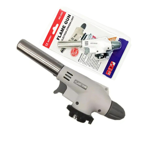 Briquet torche à gaz butane <span class=keywords><strong>portable</strong></span> multifonction OEM avec buse de 19 mm, pistolet à flamme, allumage électronique automatique - Product Image 1
