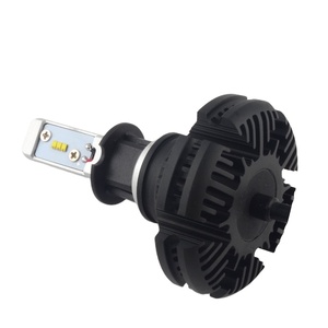 Ampoule LED de voiture 6000K 12000LM H3 Ampoule de phare LED H1 H3 H7 H4 H11 Ensembles universels de phares LED sans ventilateur - Product Image 4