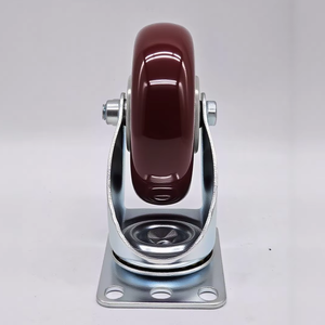 4-Zoll-Lenk rollen mit 100kg Tragfähigkeit 360-Grad-Kugellager Langlebiges Design für Wagen und Möbel - Product Image 5