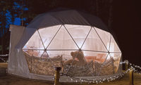 Dôme moderne, confortable et élégant pour événements intérieurs, mariages, utilisation en extérieur, hôtels – Maison bulle étanche
