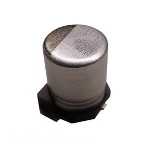 Condensateur de surface original CAP ALUM 47UF 20% 35V SMD EMHJ350ARA470MHA0G 47 uF - Product Image 1