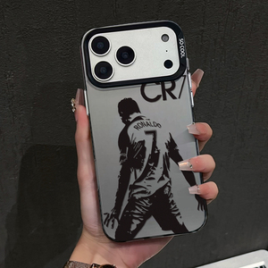 <span class=keywords><strong>Coque</strong></span> de téléphone Cristiano Ronaldo Championnat Gloire Star du football pour <span class=keywords><strong>iPhone</strong></span> <span class=keywords><strong>11</strong></span> 12 13 14 15 16 17 en PC durable avec support de téléphone - Product Image 5