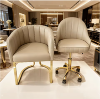 Chaises de salon de manucure modernes en gros ; Chaises de bureau exécutives en cuir ; Conception ergonomique ; Salon de beauté, salon de manucure