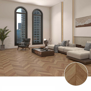 Carreaux en céramique ACCENTS de style européen, résistants aux acides, faciles à nettoyer, aspect bois rustique, pour chambre, villa, salle à manger - Product Image 4