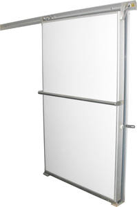 Puerta Corredera Eléctrica de Acero Inoxidable para Cuarto Frío, Automática, con Color Personalizado - Product Image 3