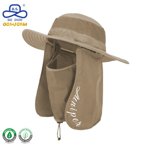 Unisex Nylon nhanh chóng làm khô xô <span class=keywords><strong>hat</strong></span> tùy chỉnh bản in thoáng khí mùa hè nắp Nắp với mặt nạ cho nam giới câu cá hoạt động ngoài trời - Product Image 3