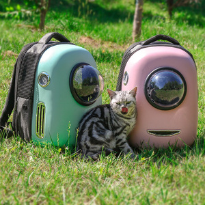 Large-capacity smart pet bag for <b>cats</b>, a popular portable space capsule <b>backpack</b> with handle and air conditioning. - Product Image 3